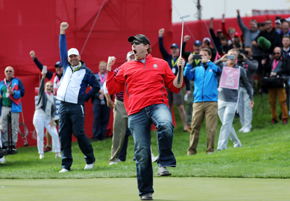 Eplekjekk tilskuer tok første stikk i Ryder Cup