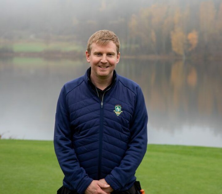 James Bentley, head greenkeeper på Asker GK