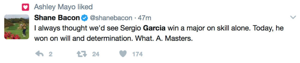 Endelig, Sergio!