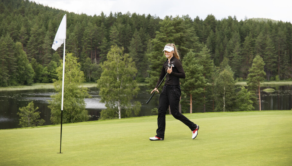 Amatørspiller Silje Torvund Ohma debuterer på Europatouren denne uken.