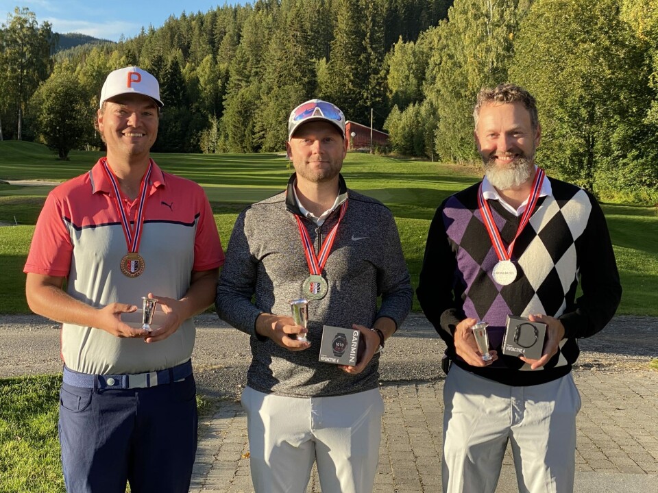Ble trippel norgesmester på «norges hardeste fairwayer»