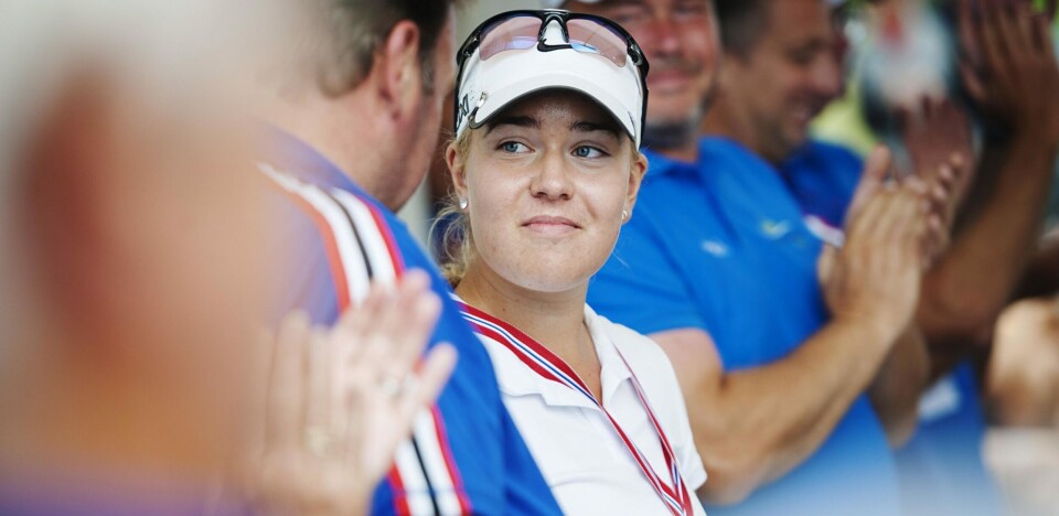 Renate Hjelle Grimstad lader kanonen før finalen i amatør-EM