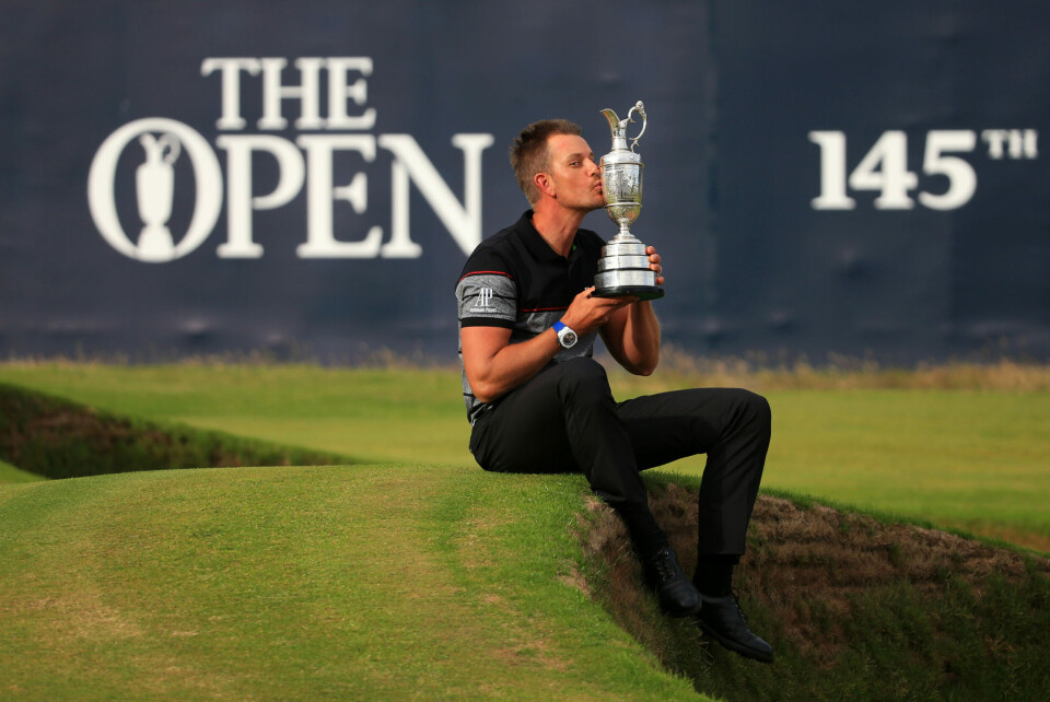 Henrik Stenson ble tidenes første mannlige svenske majorvinner