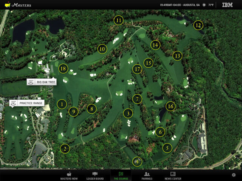 Masters 2013 app