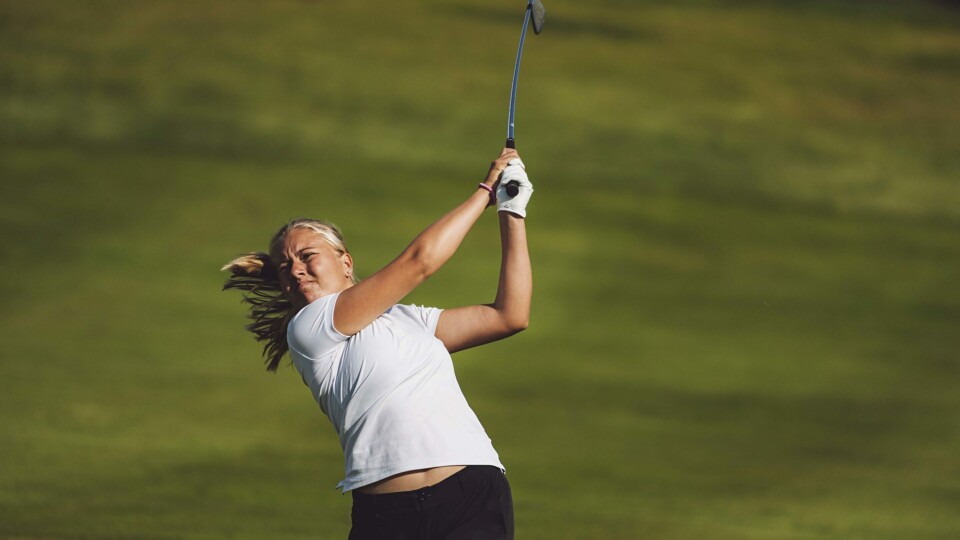 Celine Bruvold Sanne har festet grepet i avslutningen på Srixon Tour