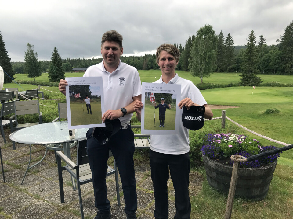Gjorde to hole in one - på samme hull: – Det var helt sykt