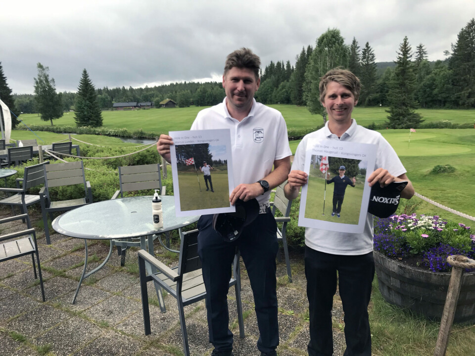 Gjorde to hole in one - på samme hull: – Det var helt sykt