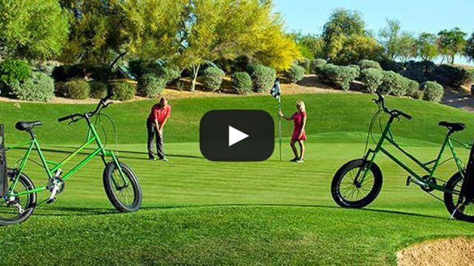 Nå kommer syklene til golfbanen