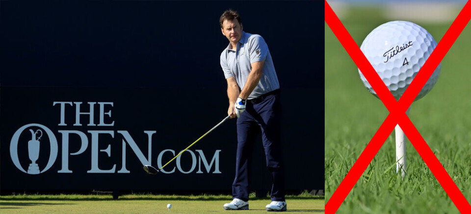 Faldo: – Forby pegger!