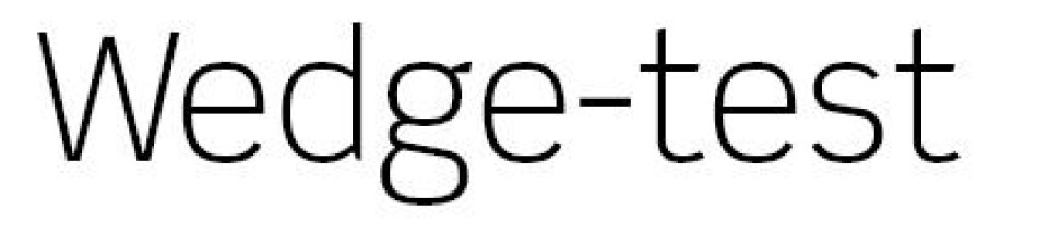 Utstyrstest 2014: Wedger
