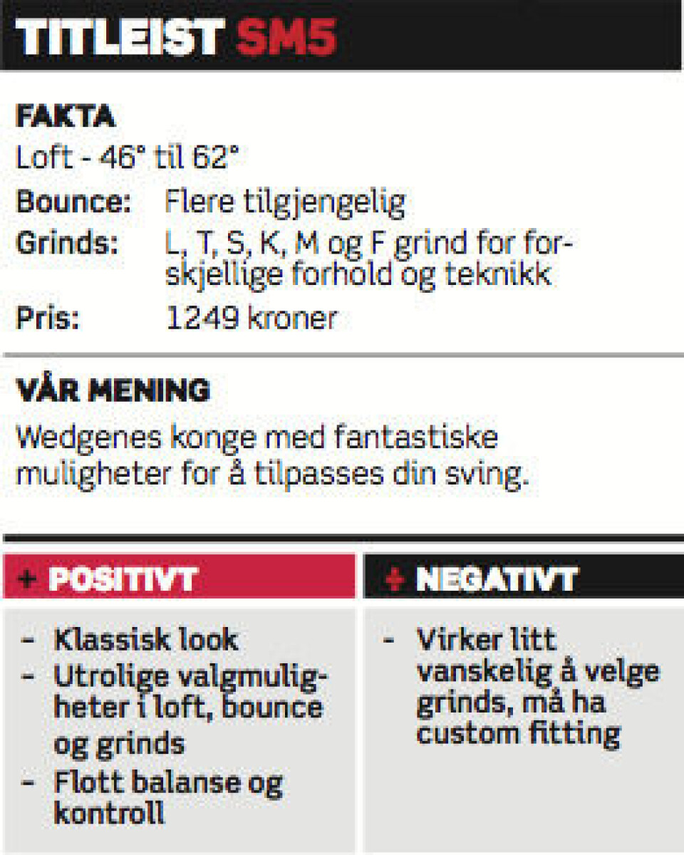 Utstyrstest 2014: Wedger