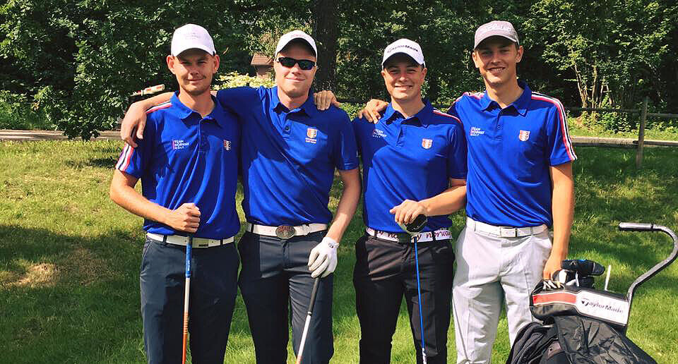 Viktor Hovland spilte drømmegolf i EM. Leder med to slag før siste runde