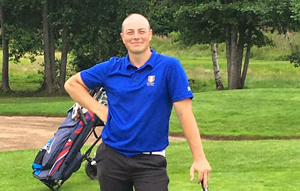Viktor Hovland spilte drømmegolf i EM. Leder med to slag før siste runde