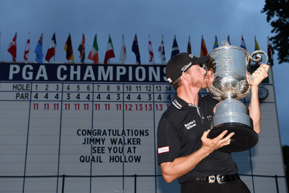 Jimmy Walker vant PGA Championship. Ledet fra første til siste slag