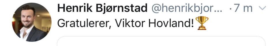 «Du har skrevet idrettshistorie!»