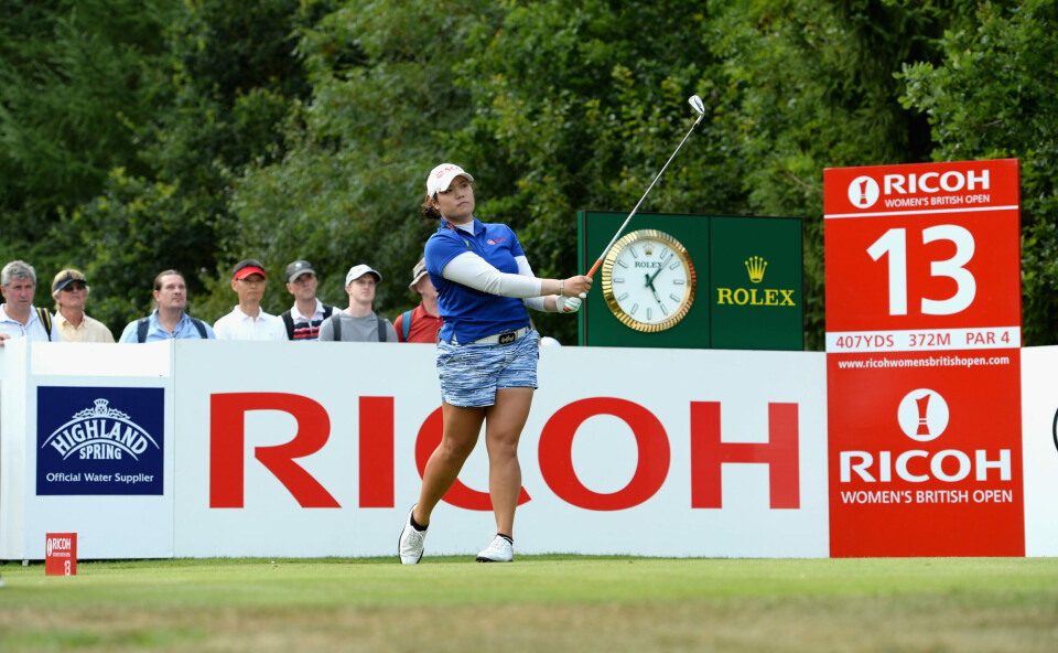 Ariya Jutanugarn leder British Open - og hun har fortsatt ikke brukt driveren!