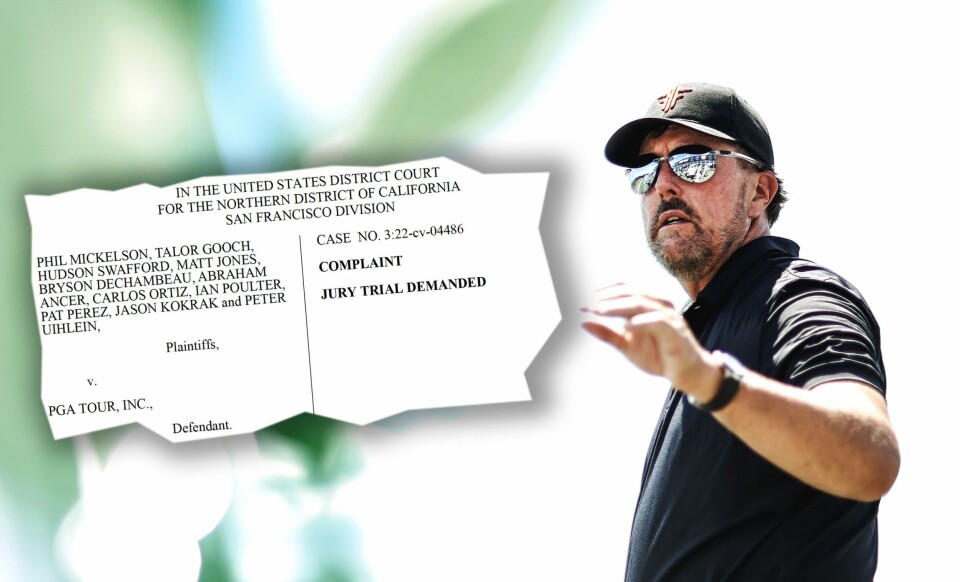 Mickelson og ti andre LIV-spillere saksøker PGA-touren