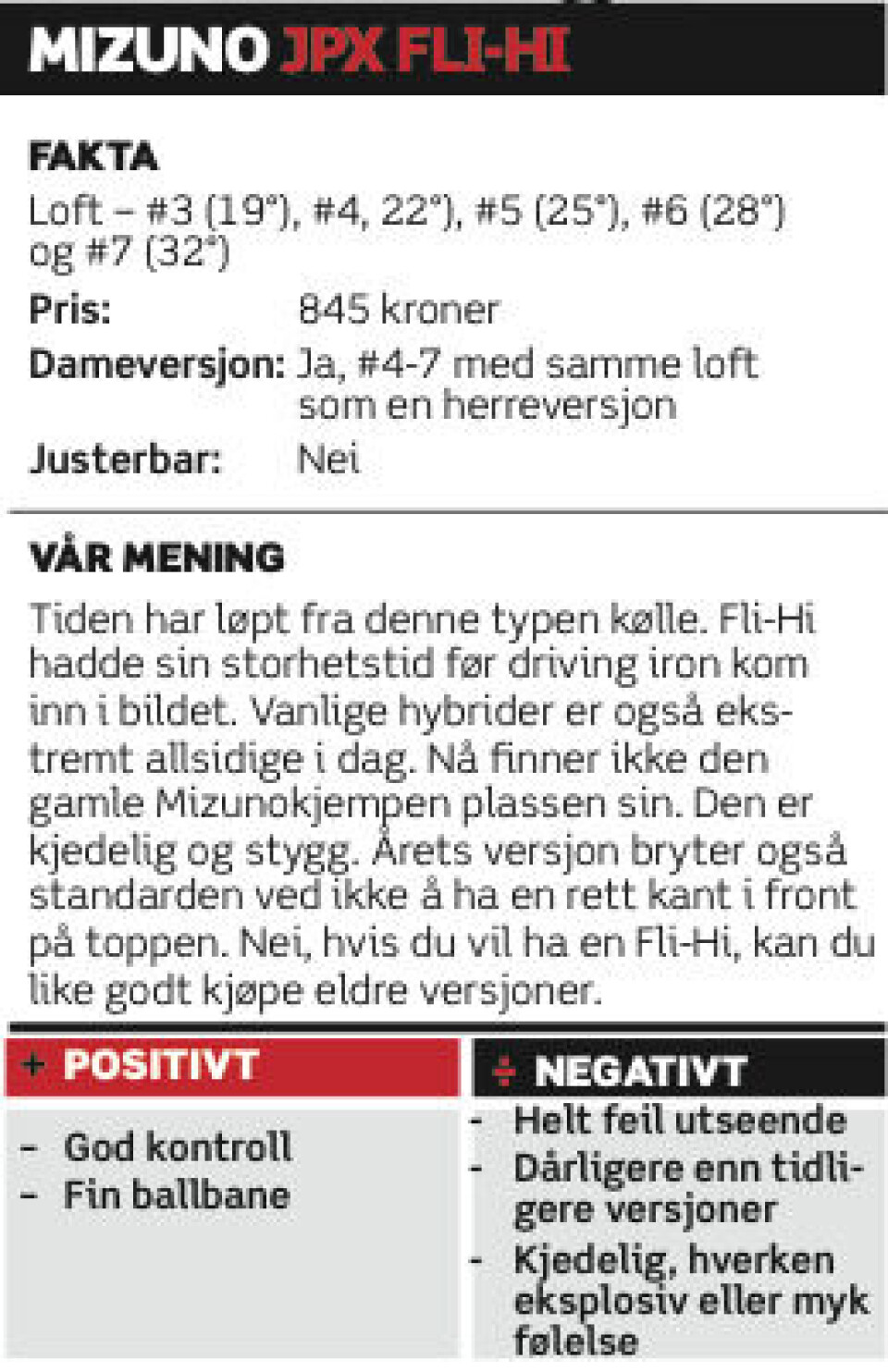 Utstyrstest 2014: Hybrider