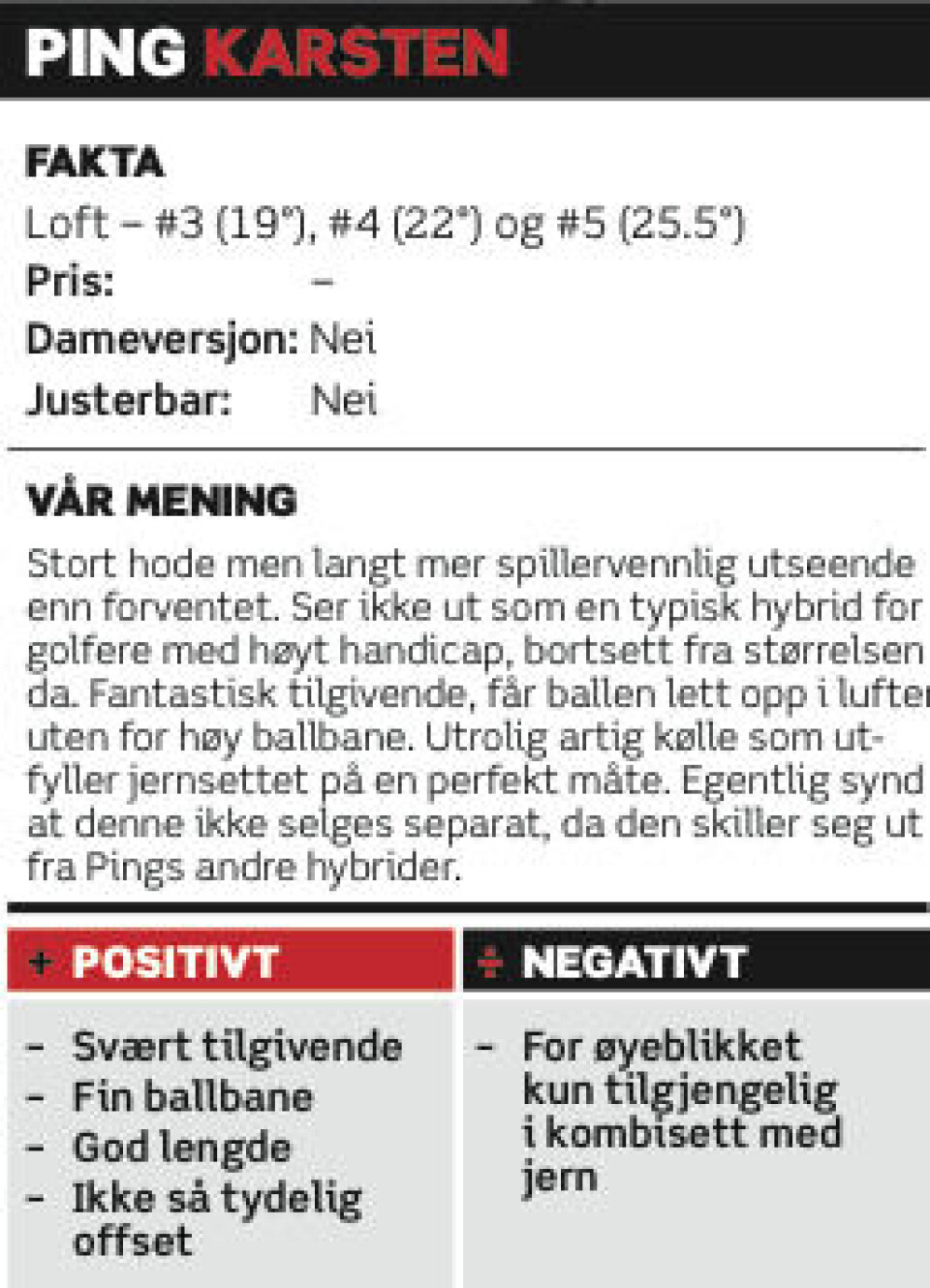 Utstyrstest 2014: Hybrider