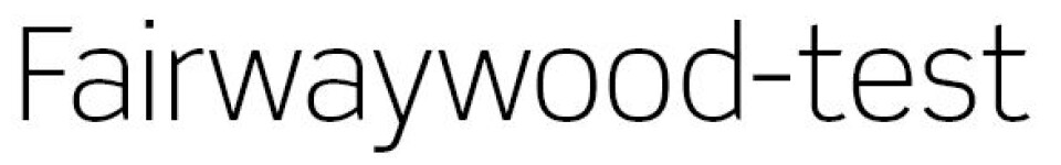 Utstyrstest 2014: Wooder