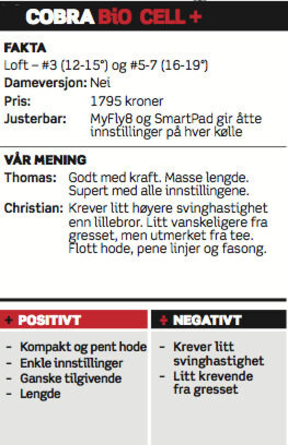 Utstyrstest 2014: Wooder
