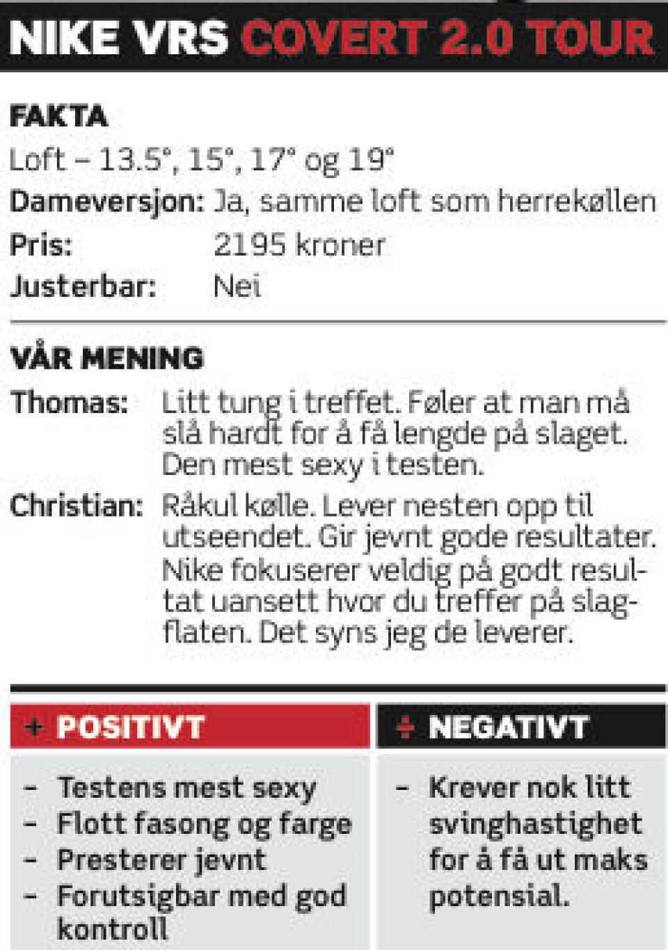 Utstyrstest 2014: Wooder