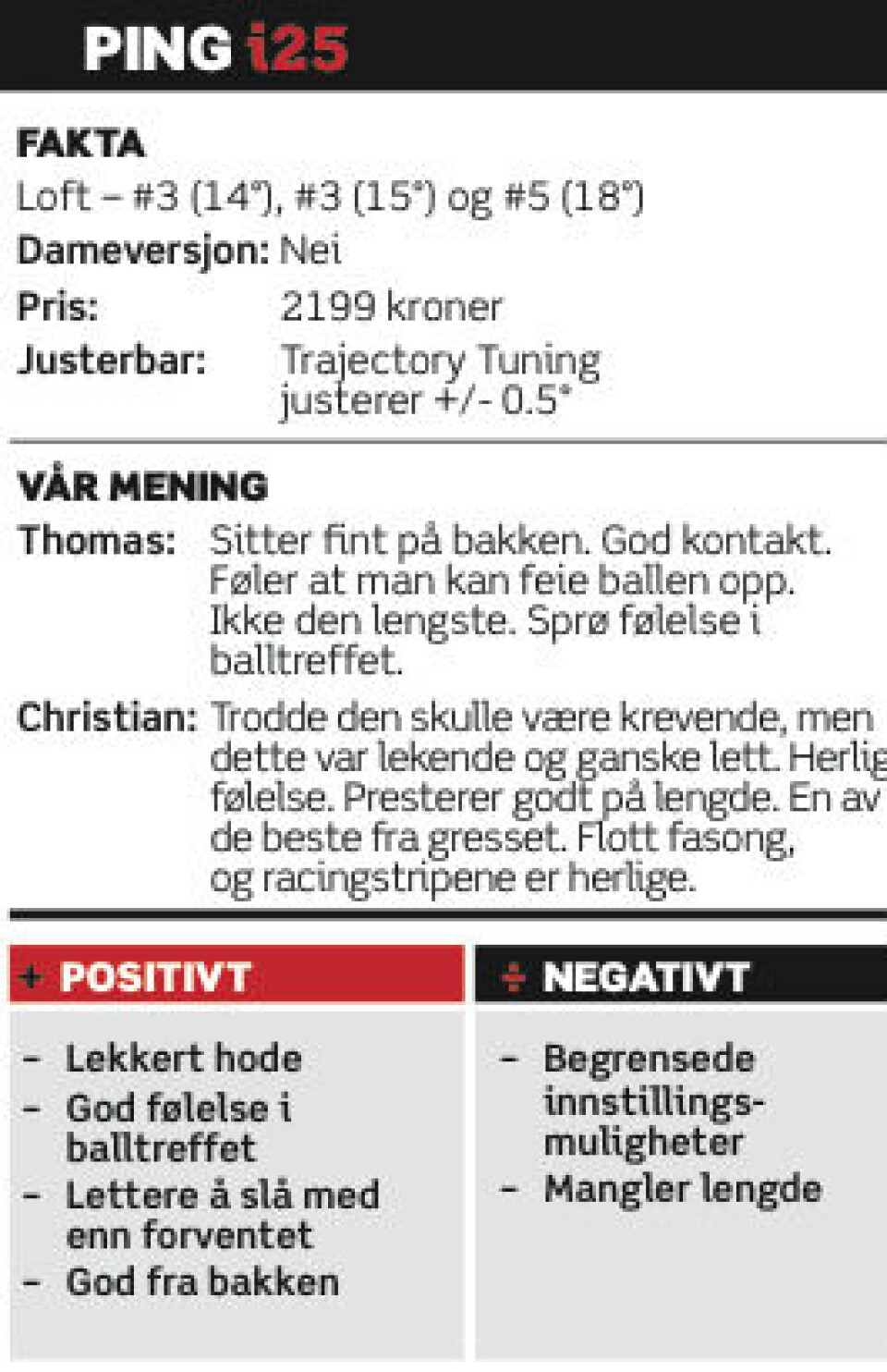 Utstyrstest 2014: Wooder