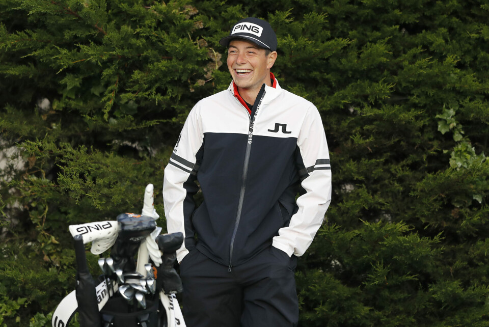 Viktor Hovland med dyr bar-regning etter sin første hole-in-one på PGA-touren!