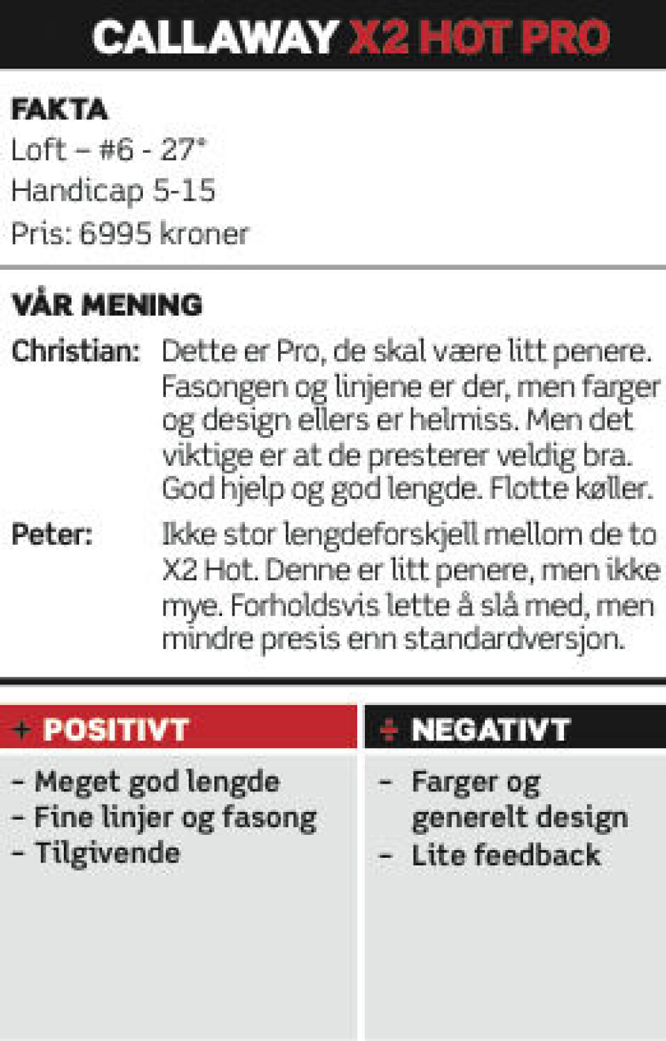 Utstyrstest 2014: Jern
