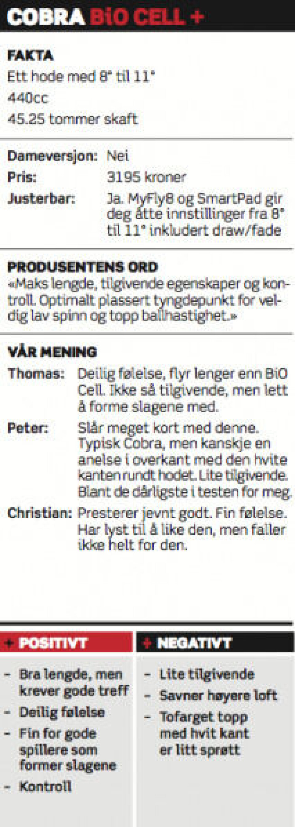 Utstyrstest 2014: Drivere