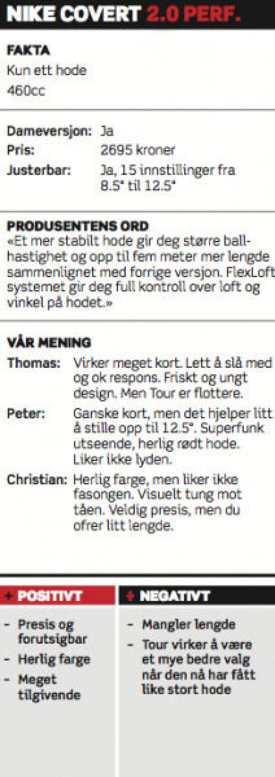 Utstyrstest 2014: Drivere
