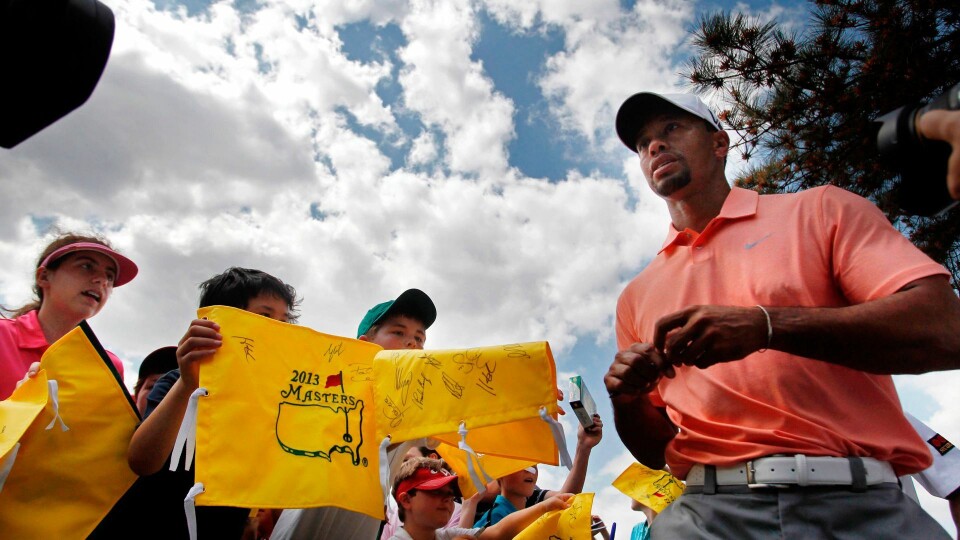Golf uten Tiger: Minus 90 000 000 000,-