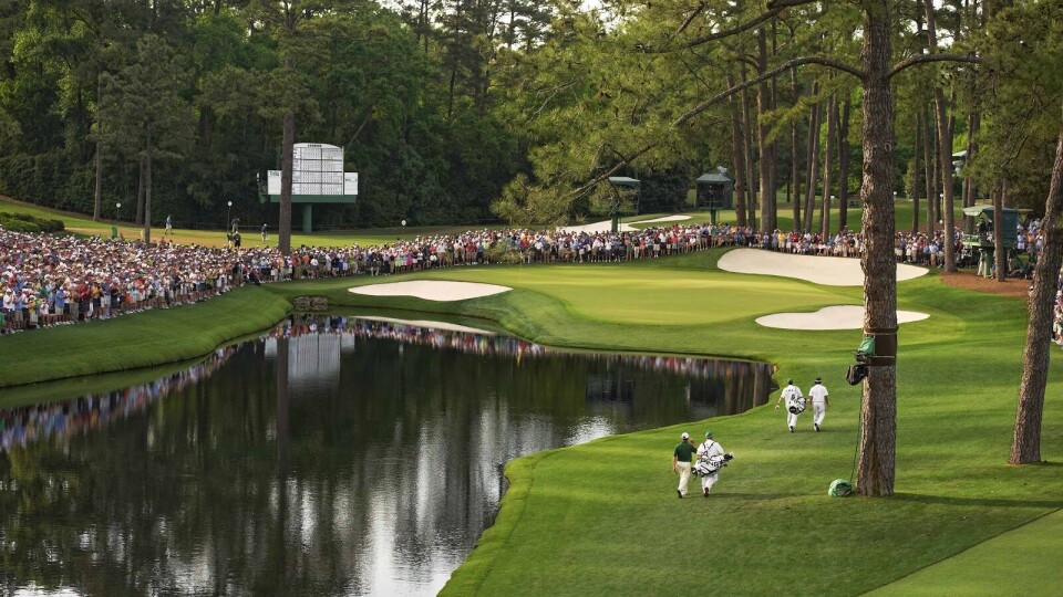 Fredagens Masters-starttider