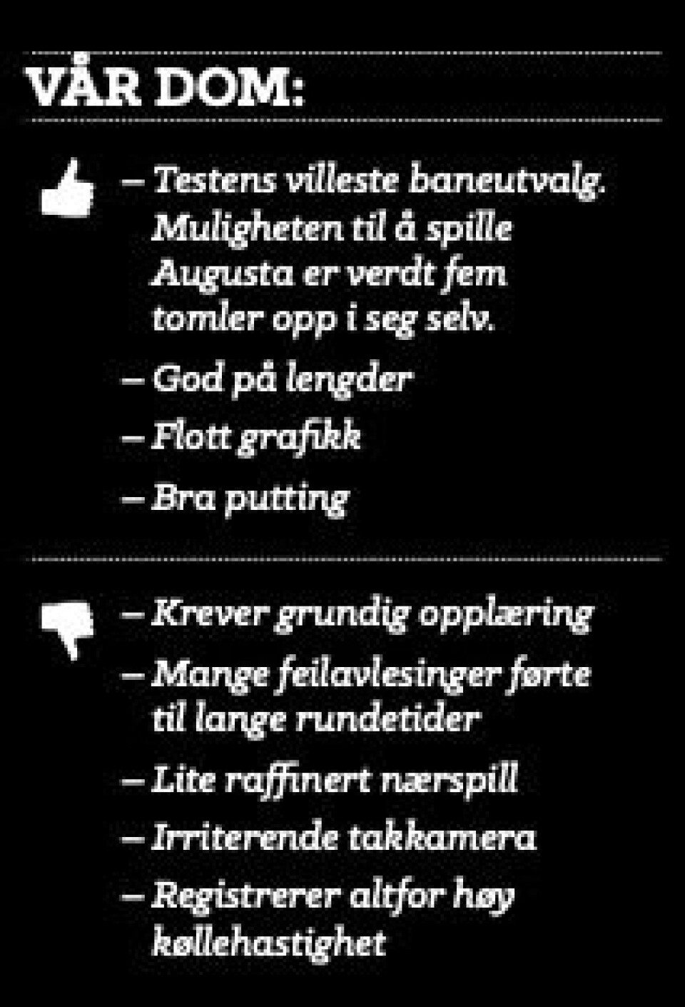 Den store simulatortesten