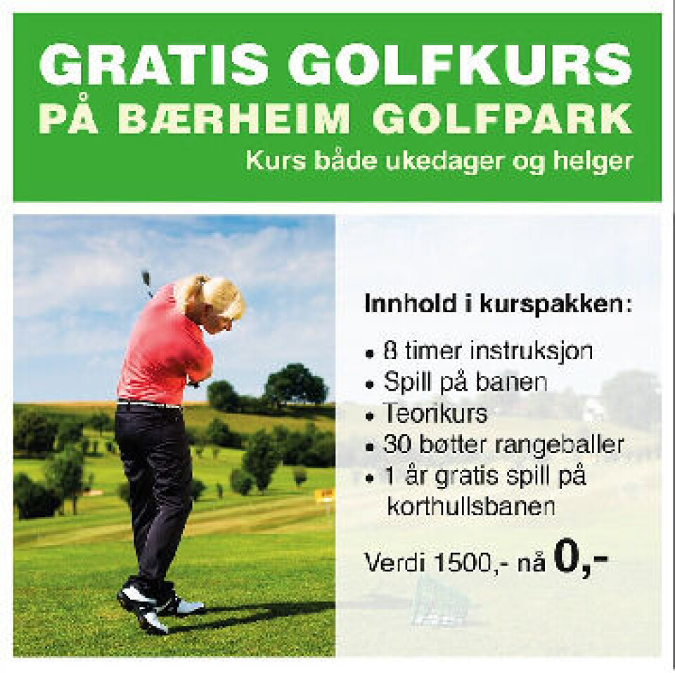 VTG-bråk: NGF anmelder golfklubb for brudd på nybegynneropplæringen