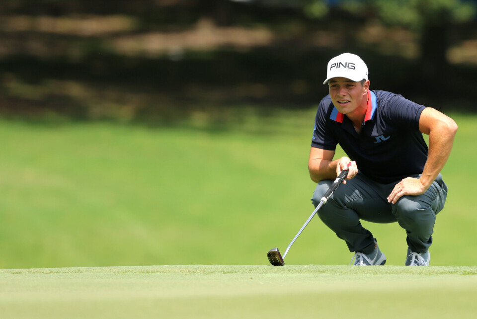 Heroiske Hovland to plasser unna PGA Tour-kortet etter nervedrama: – For et løvehjerte han har!