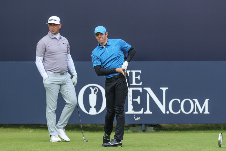 Krisestart for Rory og Tiger da Holmes tok ledelsen på Portrush
