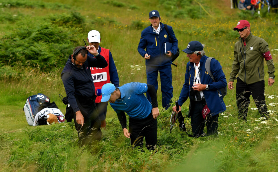 Krisestart for Rory og Tiger da Holmes tok ledelsen på Portrush