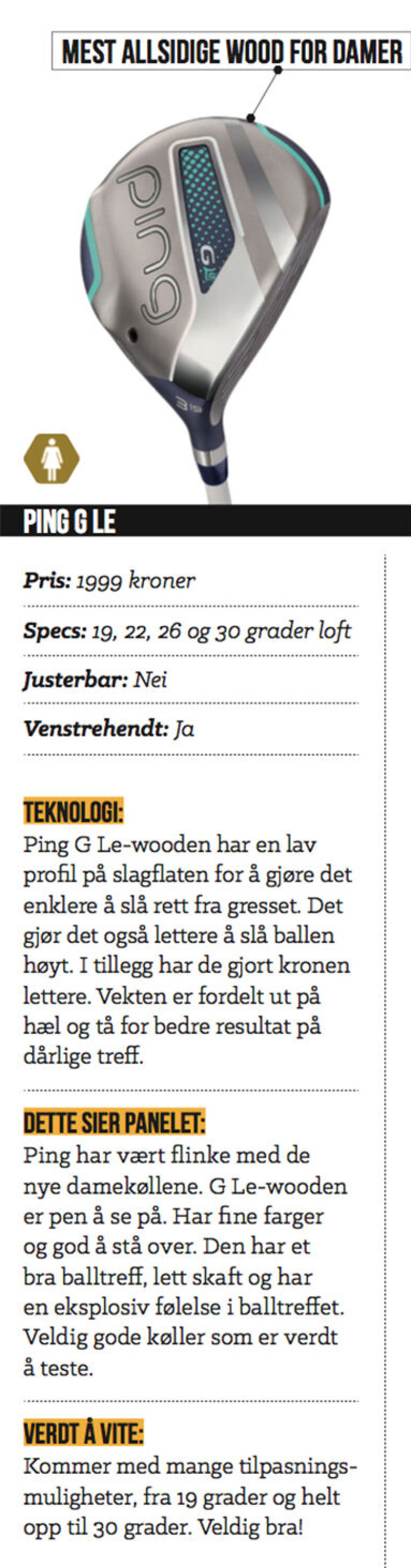 Guide til årets fairwaywooder