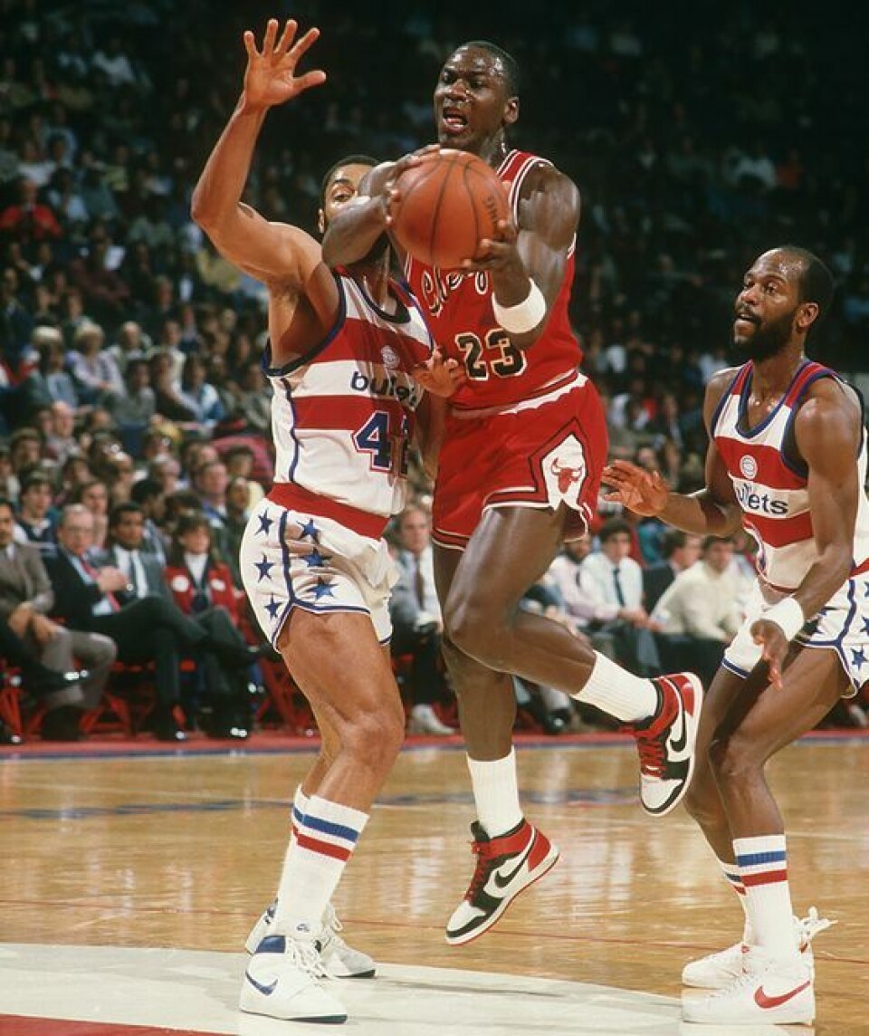 Jordans legendariske basketballsko blir golfsko