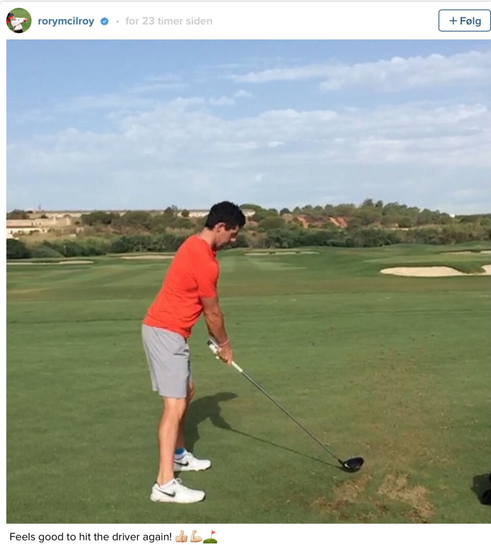 Rory nærmer seg turneringscomeback