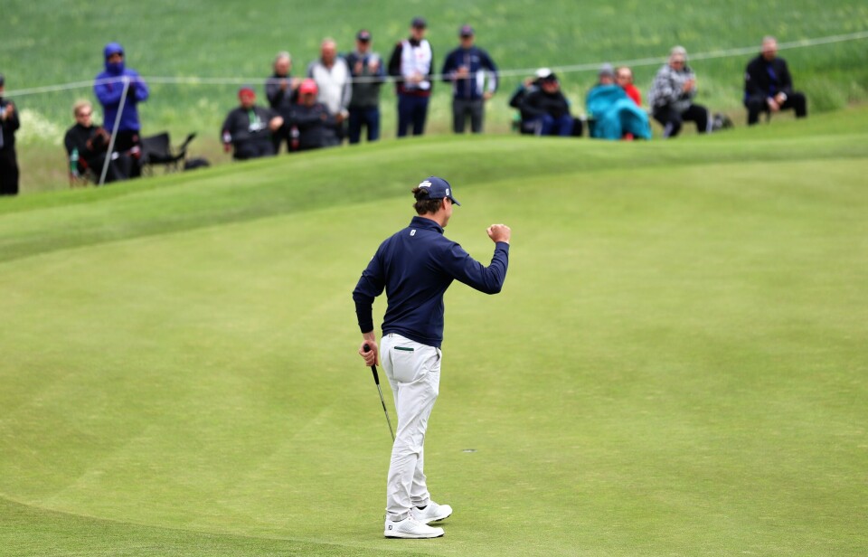 Kofstad ga publikum valuta for pengene med eagle på tourens feteste golfhull