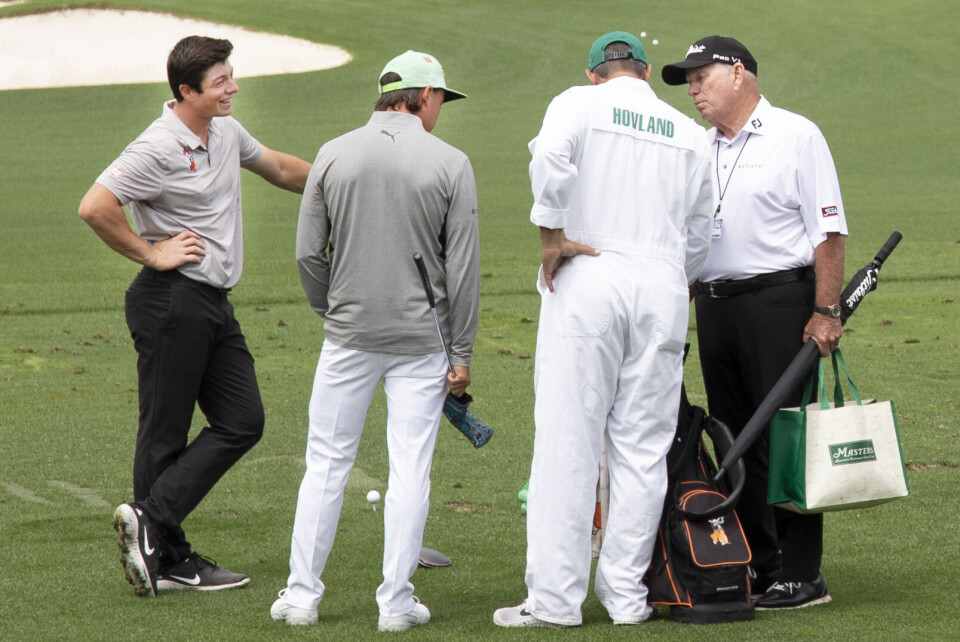 Hovland klarer seg uten trenerhjelp under The Masters