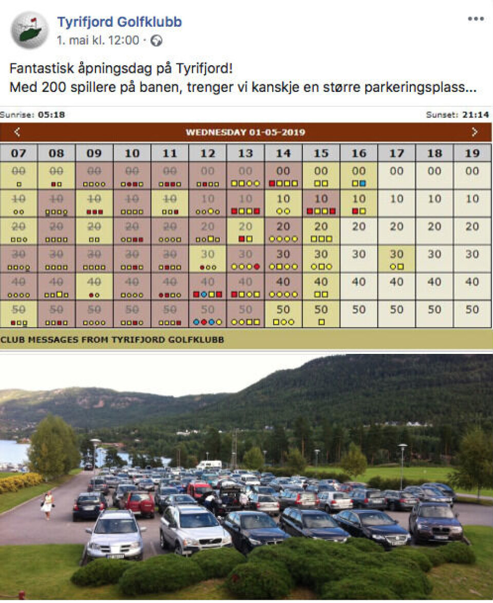Strålende forhold i Golf-Norge!