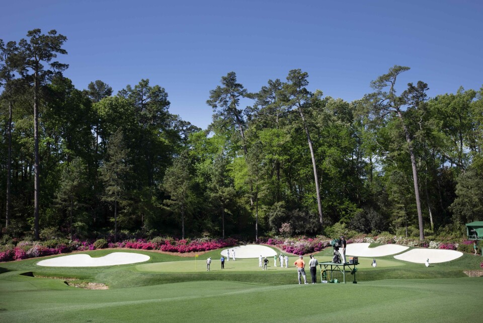 On the tee: Dustin Johnson. Brooks Koepka. Rickie Fowler...Viktor Hovland!