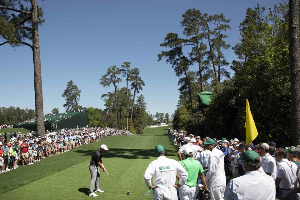 On the tee: Dustin Johnson. Brooks Koepka. Rickie Fowler...Viktor Hovland!
