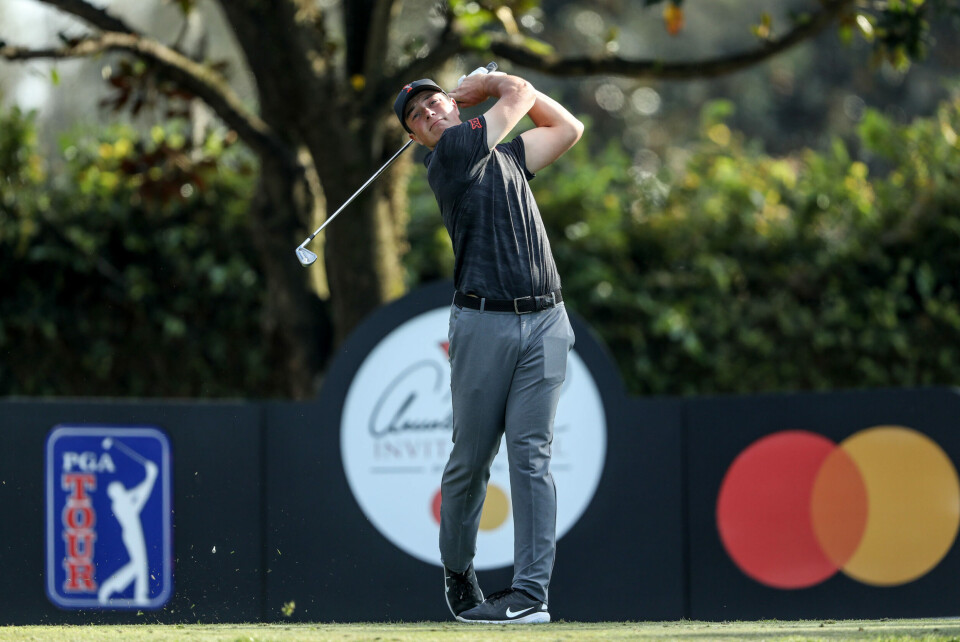 Hovland balanserer på cutgrensen på Bay Hill
