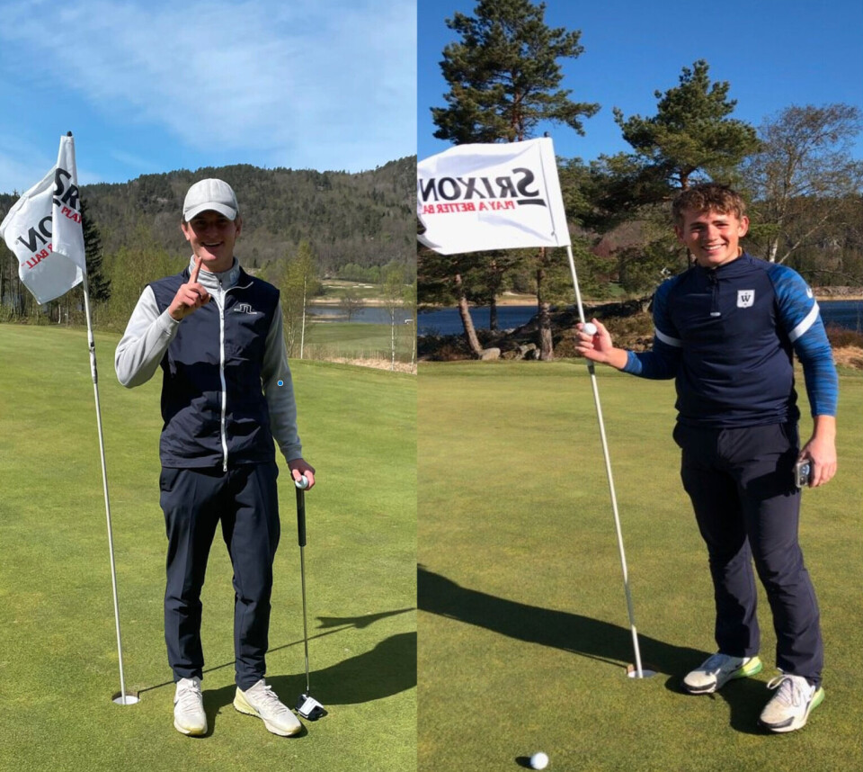 To hole-in-one på samme dag på Bjaavann