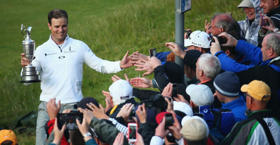 Iskalde Zach Johnson vant The Open