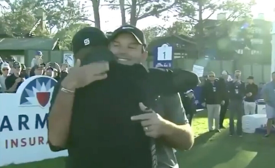 Spieth begravde stridsøksen med en klem